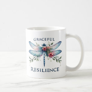 Lighthearted Joy - Artistic Dragonfly Coffee Mug