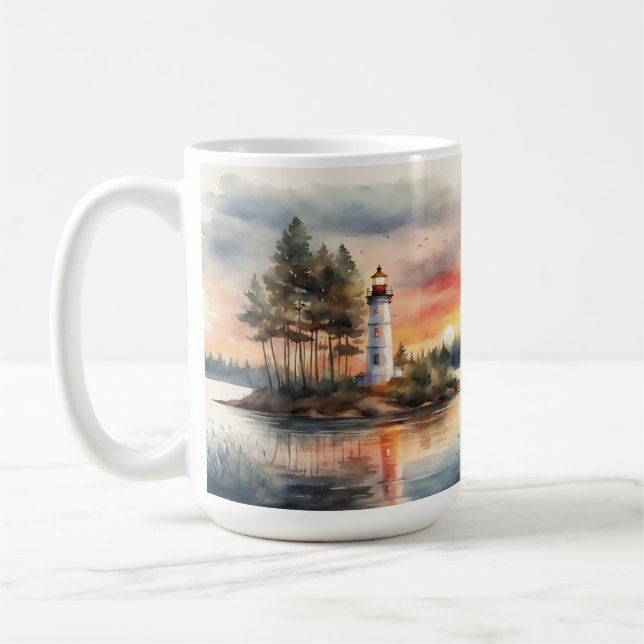 Lighthouse - 4 coffee mug (Left)