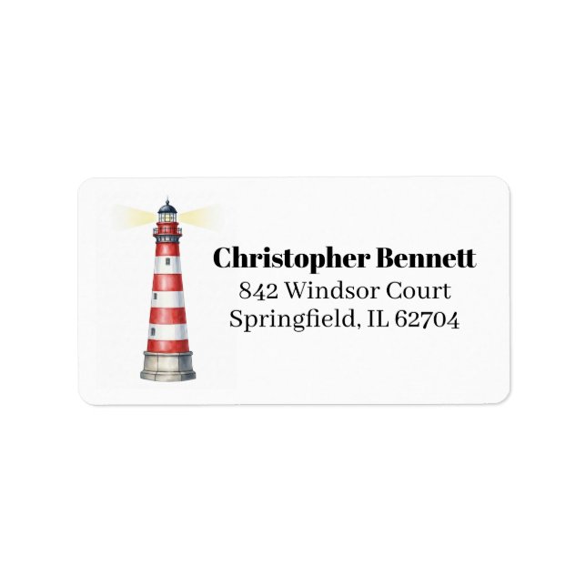 Lighthouse Address Label (Front)