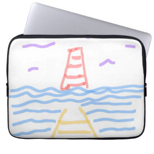 Lighthouse and Pier Electronics Bag