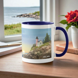 Lighthouse and Sunset Mug