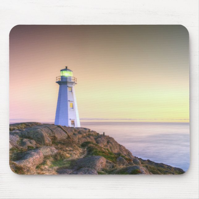 Lighthouse and Sunset Photo Mouse Mat (Front)