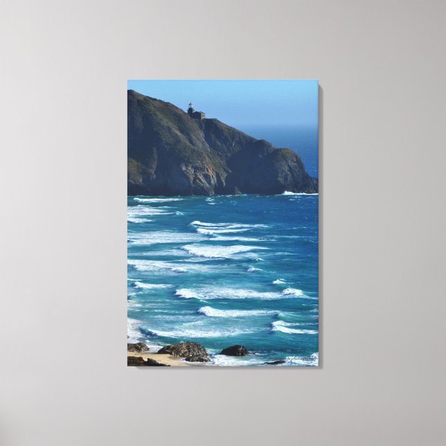 Lighthouse and the Sea Canvas Print (Front)