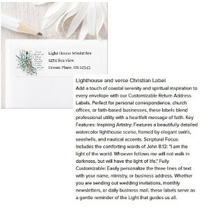 Lighthouse and verse Christian