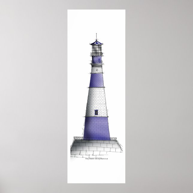 lighthouse art print 3, tony fernandes (Front)
