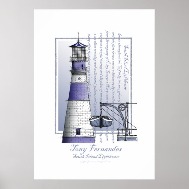 lighthouse art print no.3, tony fernandes (Front)