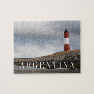 Lighthouse At Beagle Channel Jigsaw Puzzle