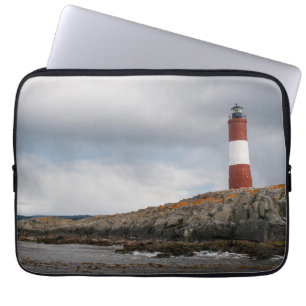 Lighthouse At Beagle Channel Laptop Sleeve