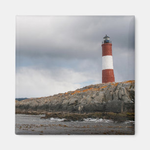Lighthouse At Beagle Channel Magnet