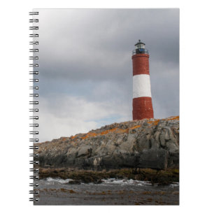 Lighthouse At Beagle Channel Notebook
