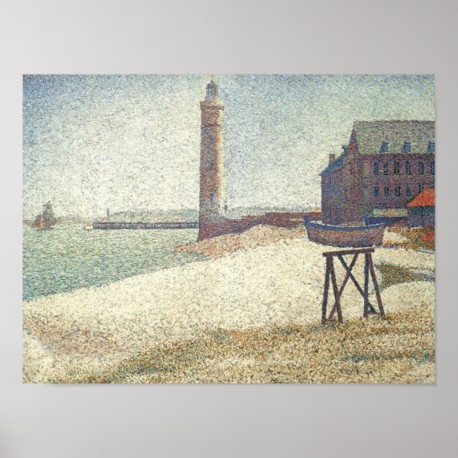 Lighthouse at Honfleur Poster (Front)