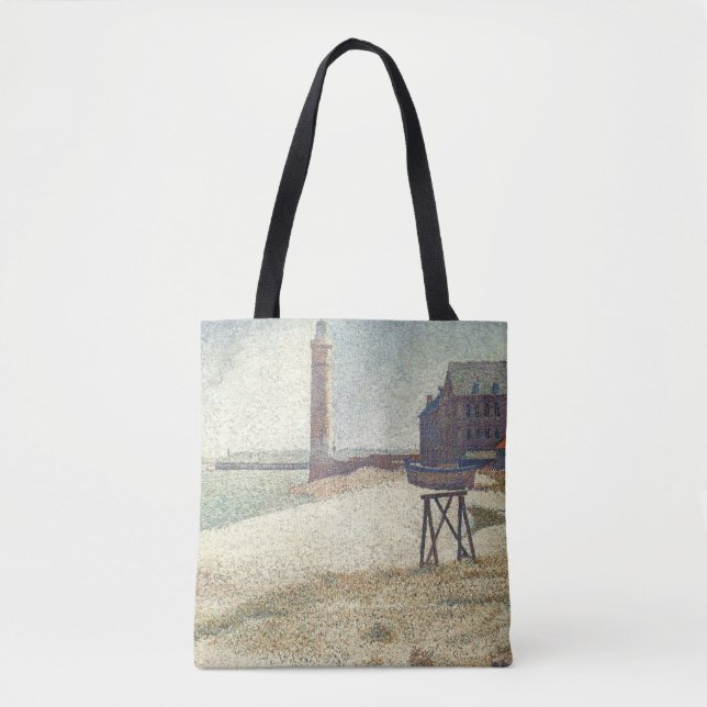 Lighthouse at Honfleur Tote Bag (Front)