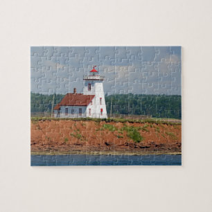 Lighthouse at North Umberland on Prince Edward Jigsaw Puzzle