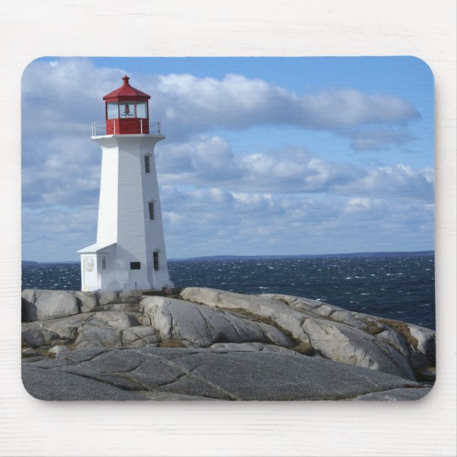 Lighthouse at Peggy's Cove Mouse Mat (Front)