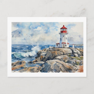 Lighthouse at Peggy's Cove, Postcard