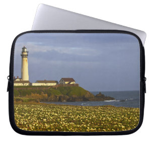 Lighthouse at Pigeon Point State Beach in San Laptop Sleeve