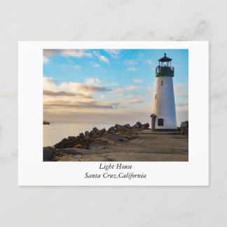 Lighthouse at Santa Cruz,California Postcard