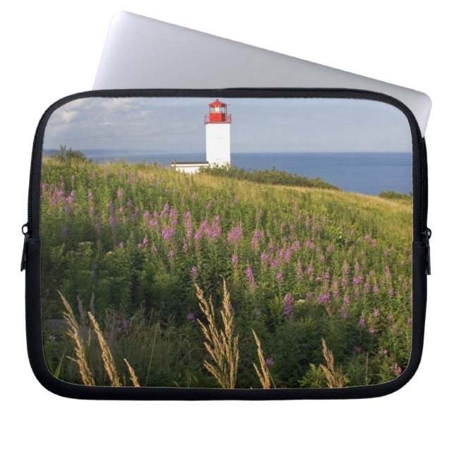 Lighthouse at St. Martins, New Brunswick, 2 Laptop Sleeve (Front)