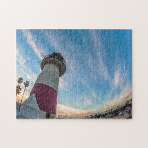 Lighthouse at the Oceanside Harbour Jigsaw Puzzle
