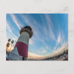 Lighthouse at the Oceanside Harbour Postcard