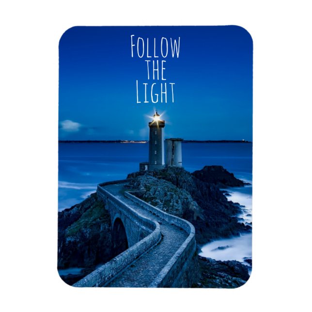 Lighthouse at Twilight Magnet (Vertical)