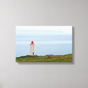 Lighthouse at Vatnsnes Peninsula - Iceland Canvas Print
