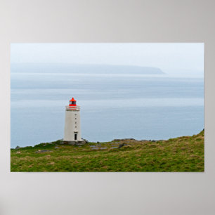 Lighthouse at Vatnsnes Peninsula - Iceland Poster