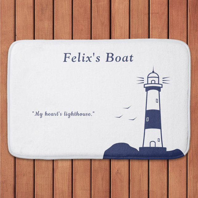 Lighthouse  bath mat (Lighthouse bath mat)