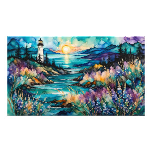 Lighthouse Bay Mountain Wildflower Garden Photo Print