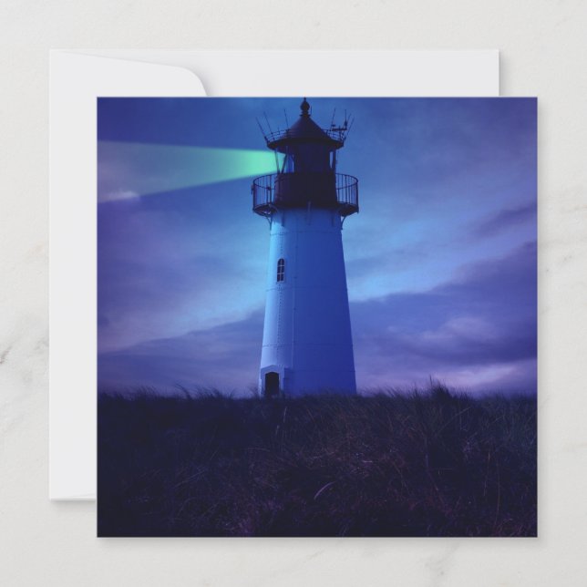 Lighthouse Beacon Invitations (Front)