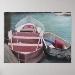 LIGHTHOUSE BOATS Poster