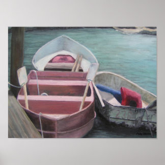 LIGHTHOUSE BOATS Poster