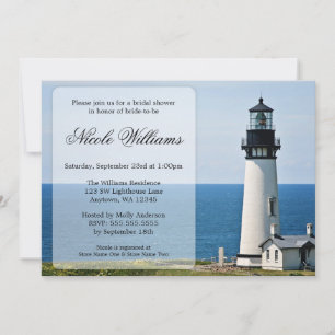 Lighthouse Bridal Shower Invitation