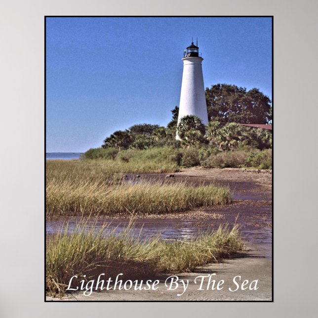 "Lighthouse By The Sea"  Poster (Front)