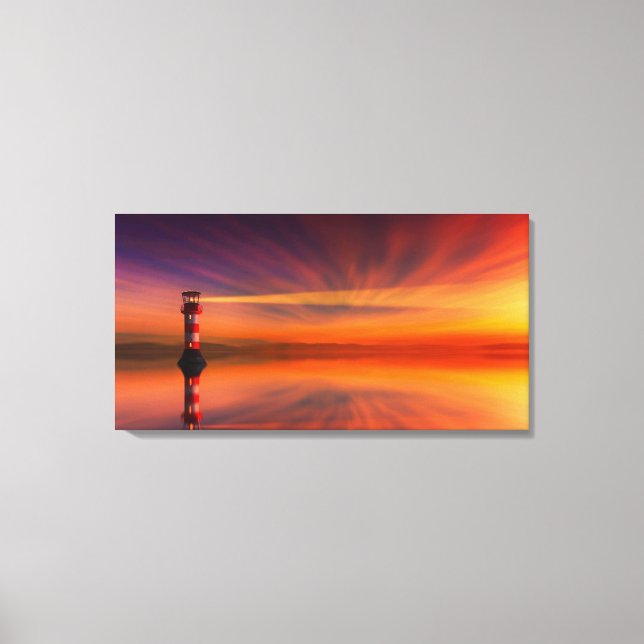 Lighthouse Canvas Print (Front)