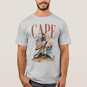Lighthouse Cape Ann Massachusetts New England T-Shirt
