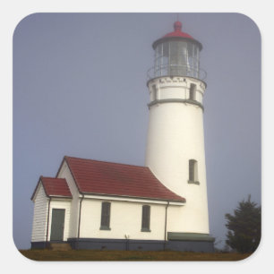 Lighthouse, Cape Blanco, Cape Blanco State Park Square Sticker