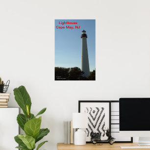 Lighthouse, Cape May, NJ Poster