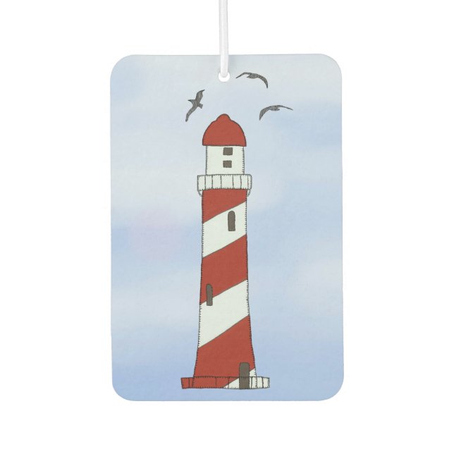 lighthouse car air freshener (Front)