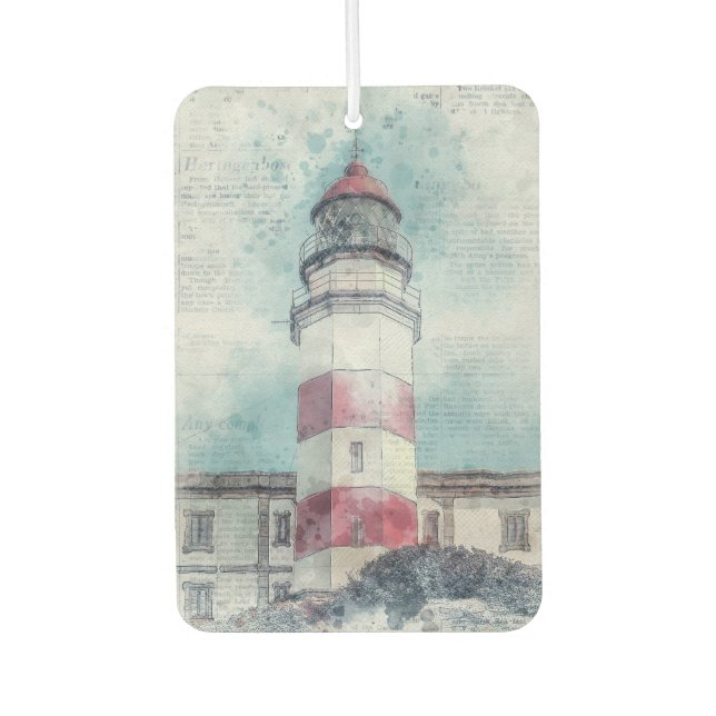 Lighthouse Car Air Freshener (Front)