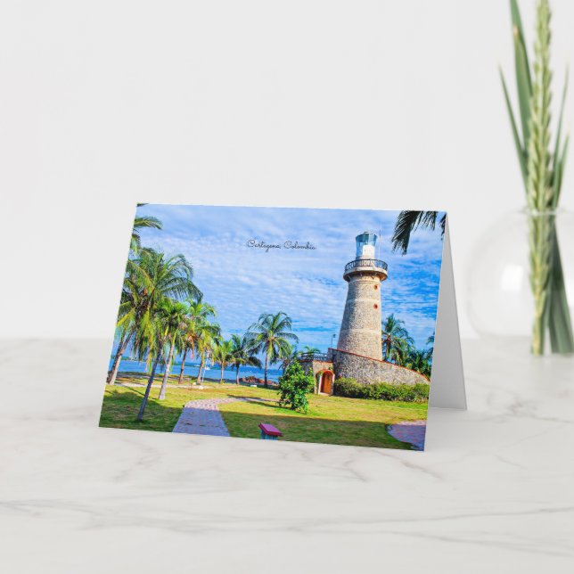 Lighthouse, Cartagena, Colombia Card (Front)