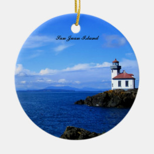 Lighthouse Ceramic Tree Decoration