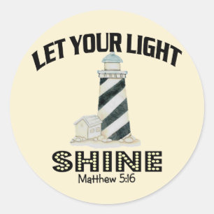 Lighthouse Classic Round Sticker