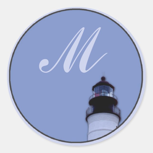 Lighthouse Classic Round Sticker (Front)