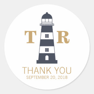 Lighthouse Classic Round Sticker