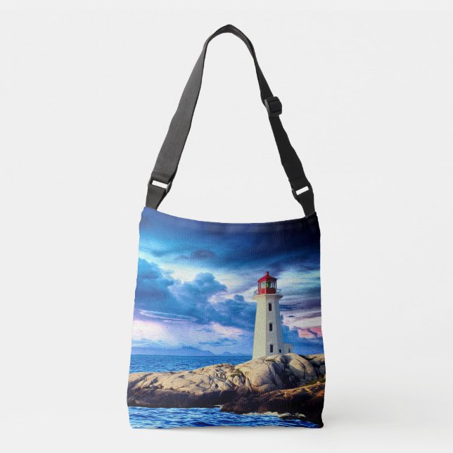 Lighthouse - Cross Body Tote (Front)