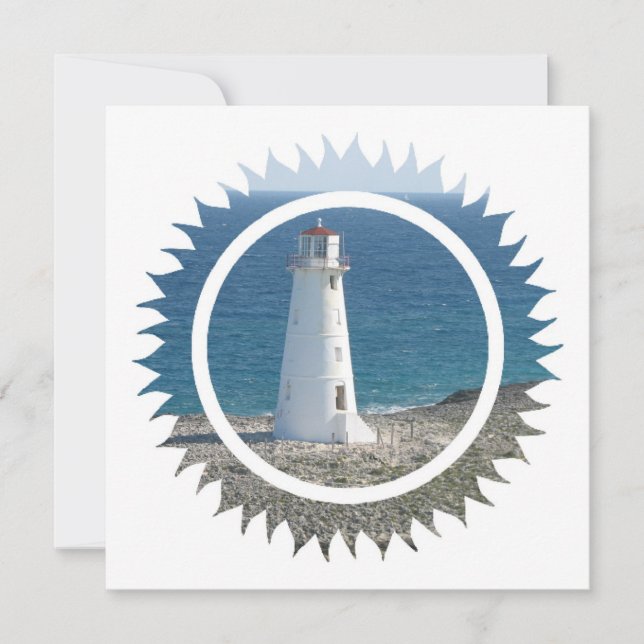 Lighthouse Design Invitation (Front)