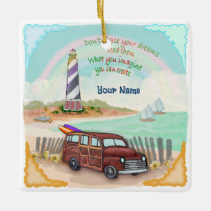 Lighthouse Dreams  Ceramic Ornament