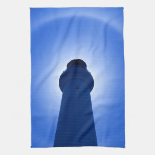 Lighthouse Effect - Blue Kitchen Towel