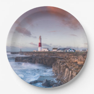 Lighthouse England Paper Plate